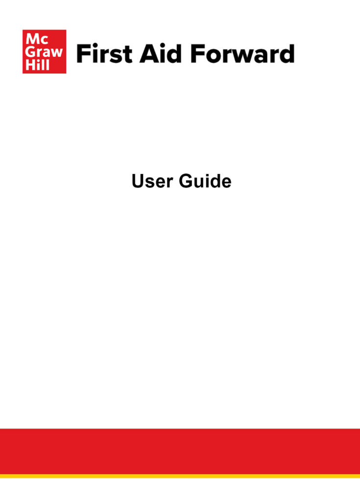User Guide - First Aid Forward